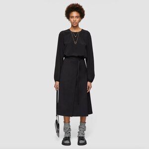 Joseph "Safra" Black A-Line Skirt, size 44 (fits 10/12)